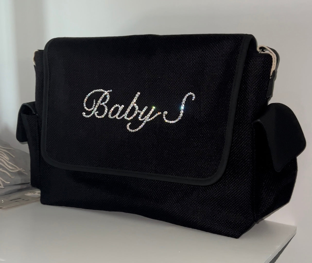 Full Crystallised Personalised Pram Bag