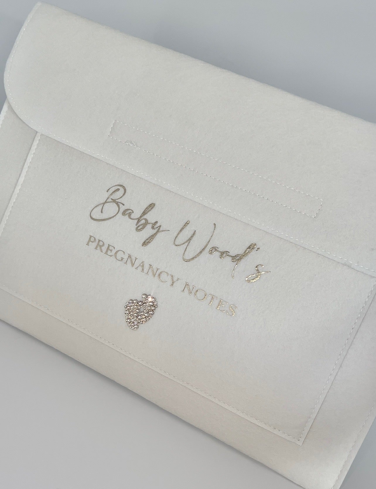 Personalised Crystallised Pregnancy Folders