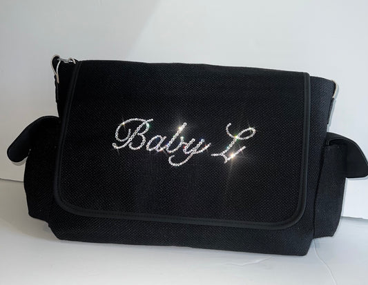 Full Crystallised Personalised Pram Bag