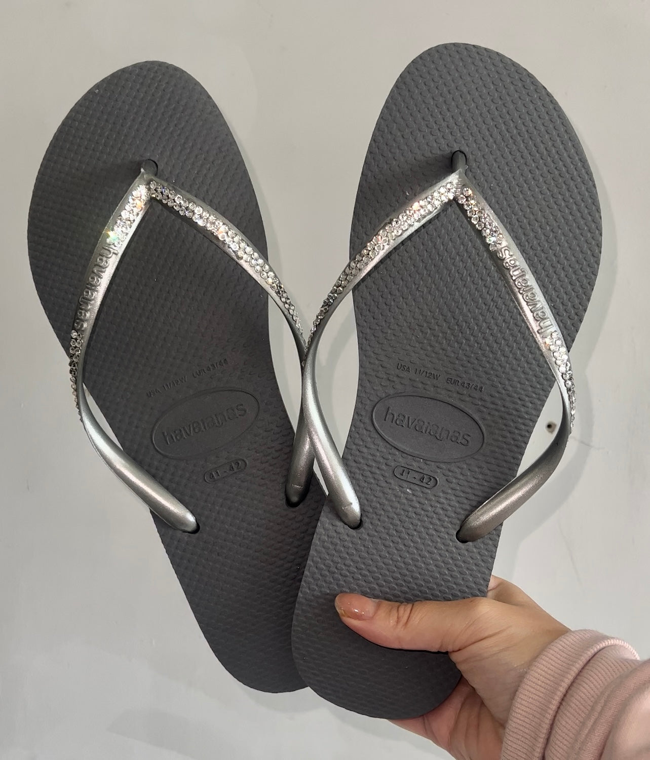 Slim Strap Swarovski Crystal Havaianas