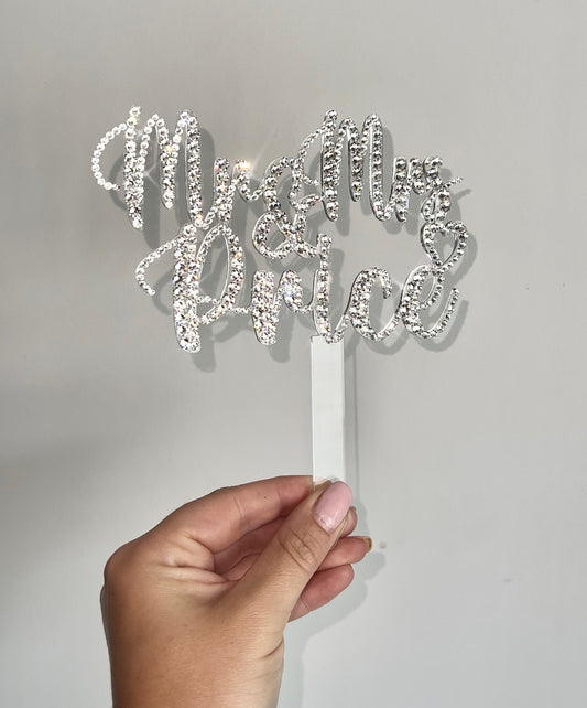 Personalised Crystallised Cake Topper